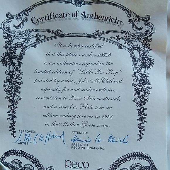 🐑🥰 Bo peep decorative plate - Picture 2 of 6